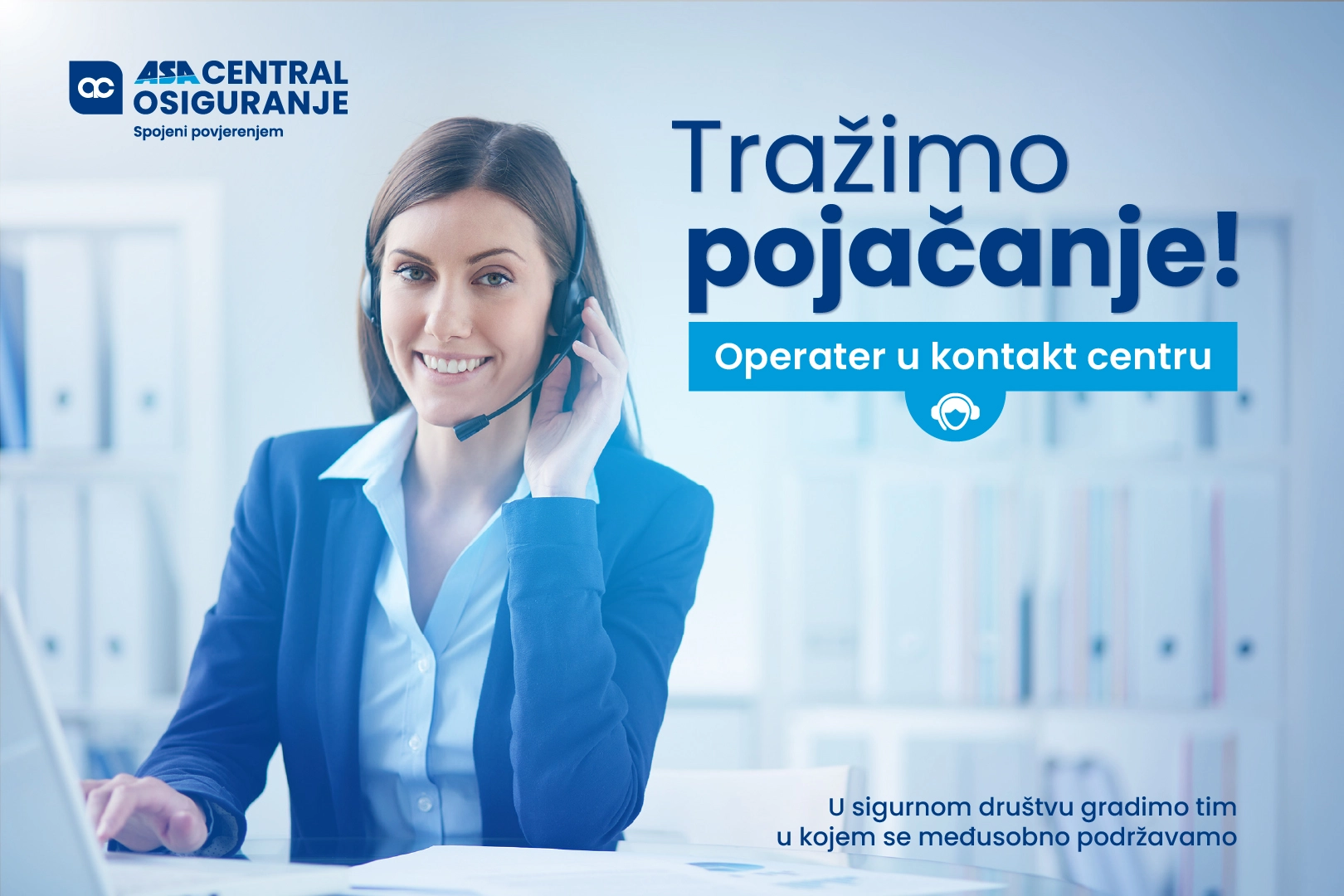 Zapošljavamo operatere u kontakt centru